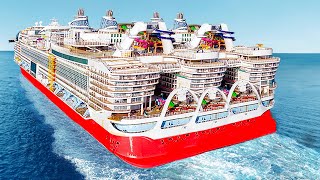 Top 5 LARGEST Cruise Ships in 2024 [upl. by Esadnac]