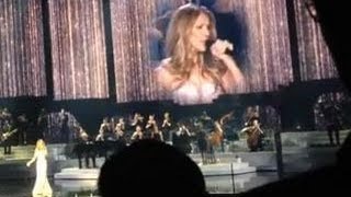 Celine Dion  Open Arms Live in Las Vegas 9 JAN 2013 [upl. by Prunella]