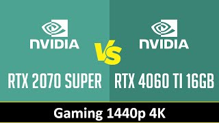 RTX 2070 SUPER vs RTX 4060 TI 16GB [upl. by Suckram]