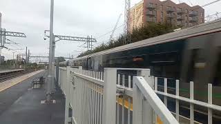 GWR Class 387 passes Hayes amp Harlington Station [upl. by Nylad]