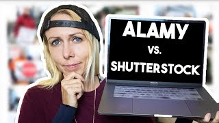 Shutterstock vs Alamy Where did my stock photos earn more money [upl. by Okorih]