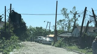 Bartlesville OK EF4 warned tornado aftermath 472024 [upl. by Alram]