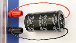 Testing a supercapacitor [upl. by Reviere]