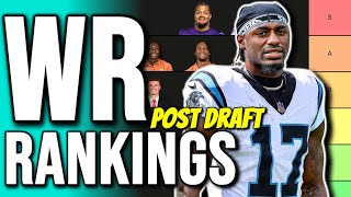 Top 15 Dynasty Rookie Wide Receiver Rankings amp Tiers Post NFL Draft [upl. by Annawit]