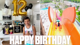 HAPPY BIRTHDAY KREW BINGHAM  GOING ON INSANE WATER SLIDES POV  EPIC WATERPARK BIRTHDAY [upl. by Anahsit]