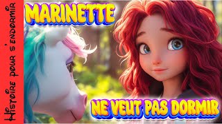 histoire pour sendormir français livre audio lecture du soir conte de fée Marinette [upl. by Kreiker545]