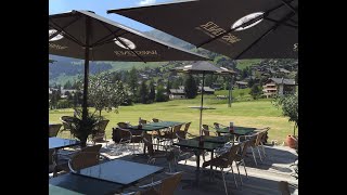 Restaurant Les Essert au Golf de Verbier en été [upl. by Naloj]