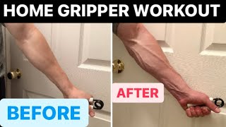 3 MONTH TRANSFORMATION hand gripper build grip strength big arms forearm growth home workout [upl. by Sajovich263]