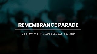 Hoyland  Remembrance Parade 2023 [upl. by Eintroc404]