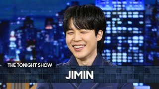 BTSs Jimin Talks About His Solo Album Face and Teaches Jimmy How to Dance  The Tonight Show [upl. by Gadmon]