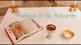 Prefacio III de Adviento [upl. by Benito]