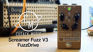 Cusack Music Screamer Fuzz V3 Fuzzdrive [upl. by Hitt]