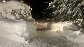 BIG SNOW aggiornamento Appennino Tosco Emiliano ❄️🥶 [upl. by Nadabb]