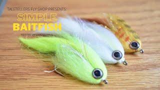 Simple Baitfish Fly Tying Tutorial [upl. by Ponzo]