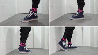 Converse Ctas CX Explore Hi Obsidian White on feet [upl. by Jenna]