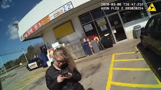 Body camera footage shows 2020 incident where woman with autism confronted by police [upl. by Oivlis]