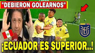 😡 ¡¡ECUADOR ES SUPERIOR prensa peruana TRAS LA DERROTA de PERÚ ANTE ECUADOR 🇪🇨 😱 [upl. by Anan]