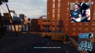 My friend plays SpiderMan PS4 for the first time  Live [upl. by Spitzer]