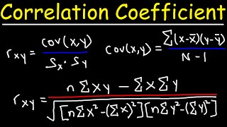 How To Calculate The Correlation Coefficient Using The Covariance Formula  College Statistics [upl. by Biddick456]