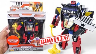 Pedazo de Camión 🚌 Transformers Wrecker Hook BOOTLEG Robot Masters KO Robot Conversion unboxing [upl. by Aidroc]