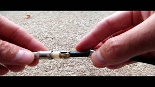 How to Attach Coax Plug To TV Aerial Cable [upl. by Belia]