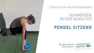 soH  Pendel sitzend Übungen der Physiotherapie [upl. by Bennion]