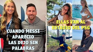 Ellas van al estadio del PSG cuando Messi apareció quedaron sin palabras [upl. by Wilhelmina946]