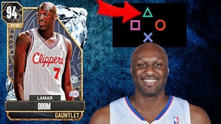 DIAMOND LAMAR ODOM FOR GOING 120 IN TRIANGLE CUT SIMULATOR NBA 2k24 Myteam Unlimited LIVE [upl. by Sarilda]