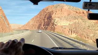 HOW TO Drive Mesquite Nevada to St George Utah I15 Freeway through Virgin River Gorge [upl. by Elmaleh899]