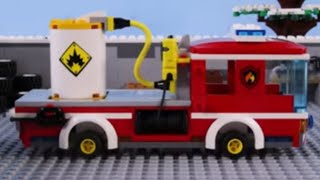 LEGO Experimental Kais Mega Firetruck STOP MOTION LEGO Cars and Trucks  LEGO  Billy Bricks [upl. by Anabella274]