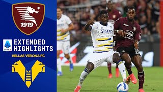 Salernitana vs Hellas Verona Extended Highlights  Serie A  CBS Sports Golazo [upl. by Hube]