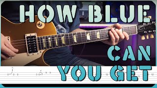 SOULFUL Licks from BB KINGs How Blue Can You Get  with TABS [upl. by Hannaoj723]