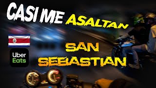 Haciendo entregas nocturnas en Paso Ancho y San Sebastián 🇨🇷 costarica motocicleta motovlog [upl. by Service554]