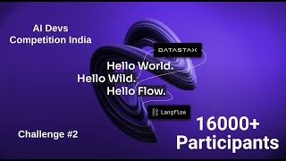 Langflow AI Devs Competition  Challenge 2 IADevsIndia ⁠Langflow AIChallenge [upl. by Ariahay]