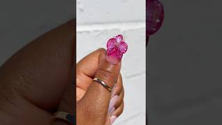 ShortsFeed Testing Out 3D Orchid Nail Art [upl. by Ilene]