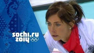 Curling  Womens Round Robin  China v Great Britain  Sochi 2014 Winter Olympics [upl. by Sawyor]