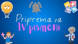 Priprema za IV pismeni zadatak  6 razred [upl. by Ayiak]