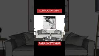 Render VRAY para SKETCHUP 2021 Shorts [upl. by Nit]