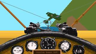 RED BARON PC Dogfight Fokker Triplane vs SPAD gameplay [upl. by Enyahs]