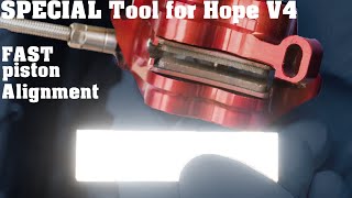 Hope V4 brake pads replacement FAST piston aligment [upl. by Adnilre]