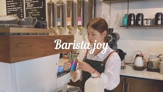 Cafe vlog ☕️ Korean Barista life in Sydney Latte art Barista Joy [upl. by Ophelie15]