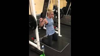 Kneeling Smith Machine Squats [upl. by Hairabez]