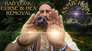 ✨Removing bad luck curses amp hexes from you  ASMR REIKI [upl. by Natica]