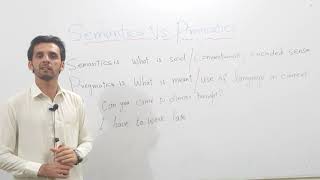 Semantics vs Pragmatics Urdu version [upl. by Ellissa]