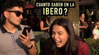 IBERO VS CULTURA GENERAL  Preguntas a Universitarios [upl. by Ahset728]