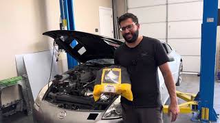 Installing the NEW HALTECH NEXUS REBEL LS on Megan’s ls3 350z No tuning start to finish part 1 [upl. by Eremaj]