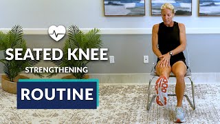 End Your Knee Pain with Seated Knee Strengthening Exercises [upl. by Faunia441]