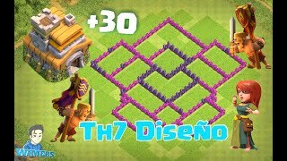 TH7 AYUNTAMIENTO NIVEL 7 EL MEJOR DISEÑO DE ALDEA TH7 WIMERS [upl. by Armitage544]