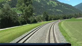 🇦🇹 Führerstandsmitfahrt auf der Zillertalbahn von Mayrhofen nach Jenbach  Cabride 4K UHD [upl. by Dazhahs]