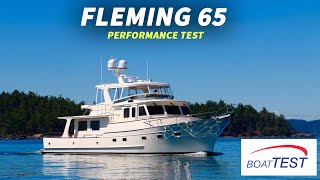 Fleming Yachts 65 2020  Test Video [upl. by Lowrance159]